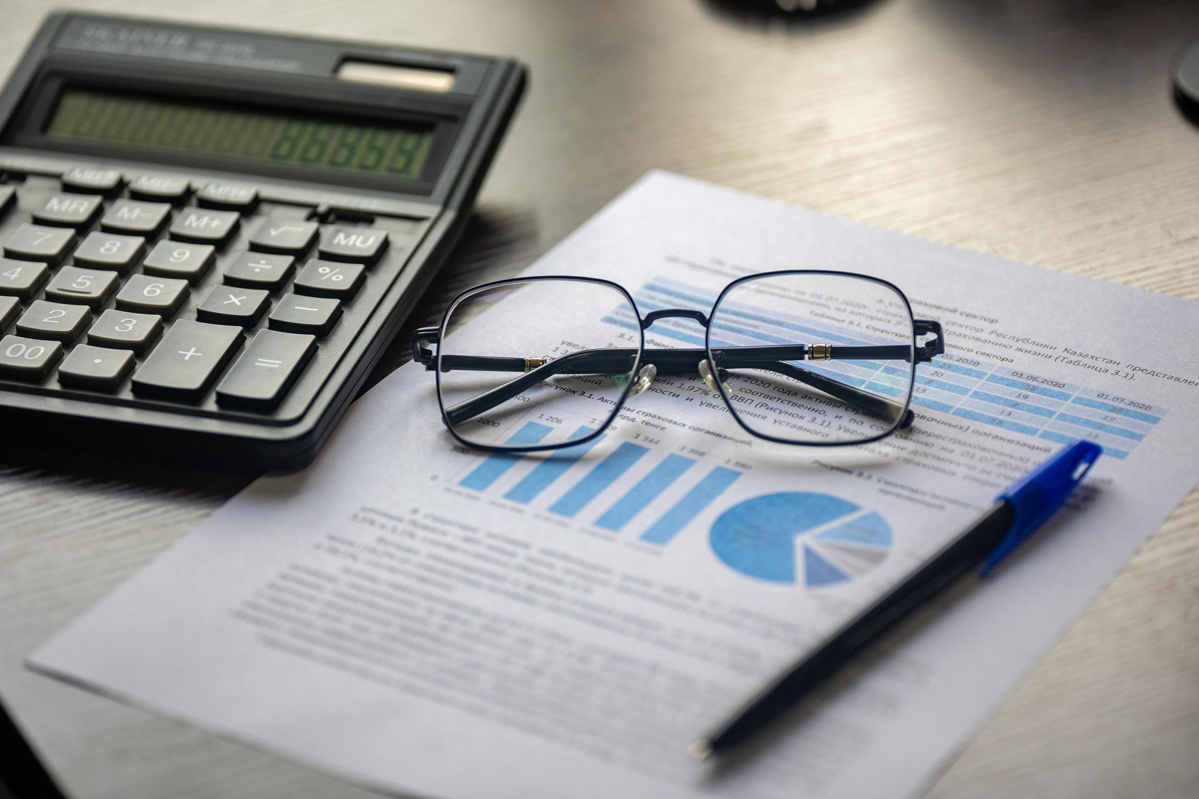 Financial analysis and audit-level document review